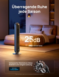 Ventilator si Incalzitor DREO 2-in-1, 2000W, 12 viteze, 107 cm - Img 5