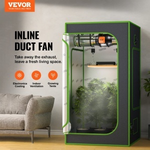 Ventilator tub inline VEVOR GX-06-150, 60W, 400 CFM, motor cupru, zgomot redus - Img 2