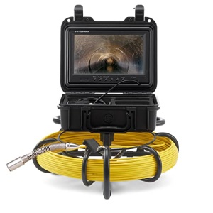 VEVOR 9 "Camera de inspectie 50m Camera de teava 1 Megapixel Camera de canalizare 720P Camera de boroscop 12V 4500mAh Baterie cu litiu 6 ore Camera de inspectie a tevilor IP68 pentru canalizare Sisteme de canalizare Drenuri - Img 10