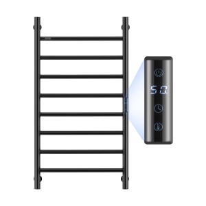 VEVOR Handtuchwarmer 8 Stangen Timer LED Negru