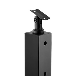 Vevor Set 4 Stalpi Balustrada SUS304 Negru 1067 mm Gauri Orizontale - Img 11