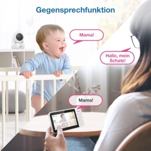 Video Baby Monitor VTech VM924-2 Ecran LCD 5 inch 2 camere Night Vision 300m Raza - Img 9