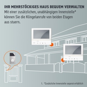 Video-Interfon BTICINO Classe 300 X13E cu Touchscreen de 7, Alb - Img 6