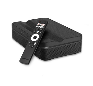 Videoproiector laser RGB Full HD Thomson Sirius PG55B, 600 ANSI lumeni, HDR10, Google TV