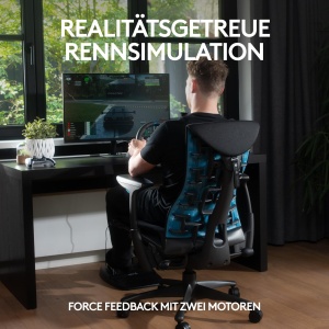 Volan de gaming Logitech G29, Force Feedback, 900 rotire, piele, pentru PS5, PS4, PC - Img 2