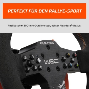Volan Fanatec CSL Elite WRC 300 mm Alcantara LED RevStripe Compatibil Xbox si PC - Img 2