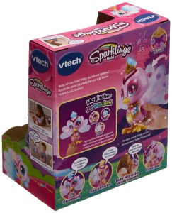 Vtech 80-532104 Sparklings Rubi animalul de companie electronic Peacock cu accesorii combo roz - Img 7