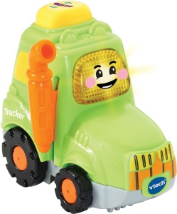 VTech Tut Tut Baby Flitzer Trecker Jucarie Interactiva Verde Portocaliu Galben