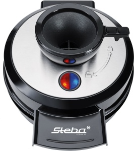 Waffeleisen Steba WE 20 Volcano, 700W, 4 Waffeln belgiene, Negru
