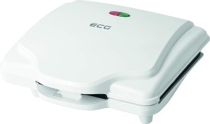 Waffle Maker ECG S 1370, 2 Wafle, Putere 700 W, Design Alb