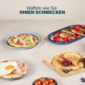 Waffle Maker Princess 132380, 1200 W, 5 Waffeln in forma de inima, Antiaderent - Img 6
