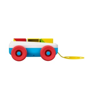 Wagon de jucarie Fisher-Price GJW10 cu 9 blocuri colorate pentru bebelusi - Img 7