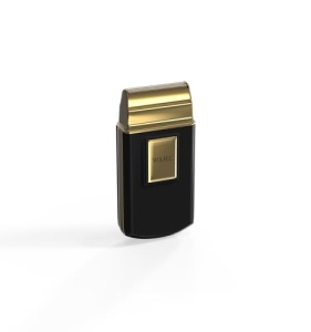 Wahl Travel Shaver Gold Edition - Aparat de ras electric fara fir si reincarcabil pentru barbati, ideal pentru calatorii, taierea parului si a barbii, compact si portabil - Img 2