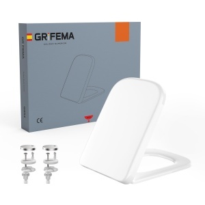 WC Sitz Grifema Premium Softclose, 150kg, Alb, Design Modern