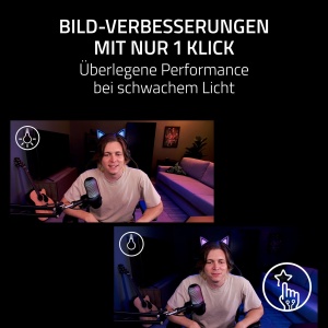 Webcam Razer Kiyo V2, 4K 30FPS, HDR, Ultra-Weitwinkel, Negru - Img 4