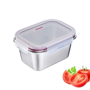 Westmark Lunchbox 23672270 1000 ml Argintiu Sigilata si Rezistenta la Temperaturi Extreme
