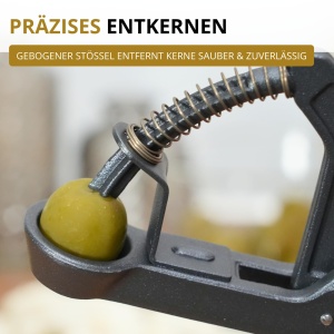 Westmark Olivenentsteiner Olivus Black Edition dispozitiv pentru scoaterea samburilor culoare antracit - Img 3