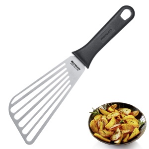 Westmark Professional TurnerGrill Spatule drepte flexibile cu fante Dimensiunea lamei 85 x 165 cm Lungime 295 cm Otel inoxidabilPlastic Master Line Ne - Img 2