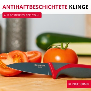 Westmark Schalmesser 14522280 NegruRosu Lama Antiaderenta - Img 5