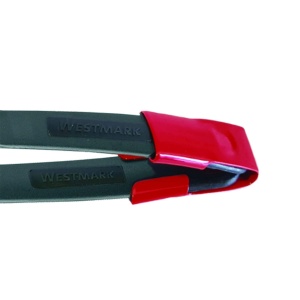 Westmark Spatule duble/clesti de servire, foarte rezistente la caldura pana la 270degC, Lungime: 28,9 cm, Plastic, Duetto Flonal Plus, Negru, 21002275 - Img 5
