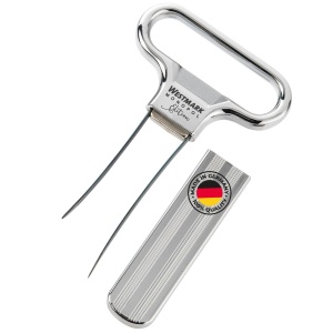 Westmark Uncorker and Corker, tirbuson cu lama/inchizatoare, incl. deschizator de sticle, zinc/otel turnat sub presiune, Ah-So, argintiu, cromat, 6285556C
