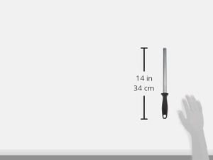 Wetzstahl ZWILLING, Diamant, Oval, 26 cm, Negru - Img 3