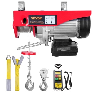 Winch electric VEVOR PAWX250-2, 250kg capacitate, 510W, 12m inaltime ridicare