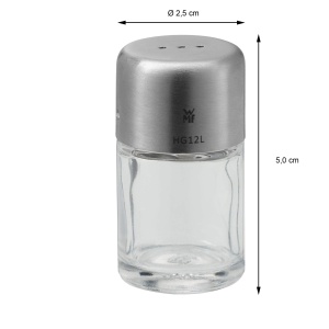 WMF Bel Gusto Set sare si piper, shaker mic, sare mini, cromargan din otel inoxidabil mat - Img 5