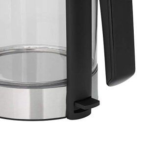 WMF Kitchen Miniis Kettle Glass 1 litru, ceainic fara fir mic, indicator de nivel al apei, filtru de apa de var, oprire automata a fierberii, 1900 wati, - Img 7