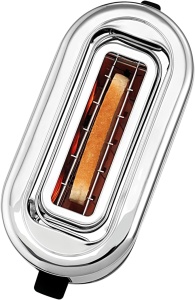 WMF Kitchen Minis, prajitor de paine cu 1 felie, fanta lunga, paine prajita XXl, mini prajitor de paine cu atasament pentru chifle, 7 niveluri de rumenire, protectie la supraincalzire 600W, otel inoxidabil mat - Img 5