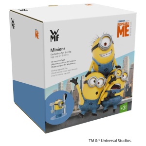 WMF Minions Eierbecher cu Lingurita GalbenAlbastru Cromargan Spalare Automata - Img 4