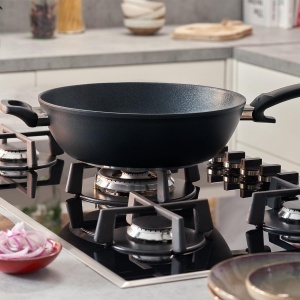 Wok din Aluminiu Fissler Adamant, 32cm, 6L, Kratzfest, Inductie - Img 4