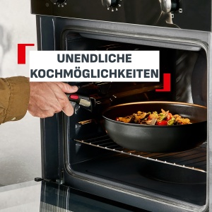 Wok Tefal Ingenio Excellence 28 cm, Antiaderent, Negru - Img 5