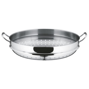Wok WMF Macao 36 cm, Cromargan inox, 4.5L, cu capac din sticla - Img 5