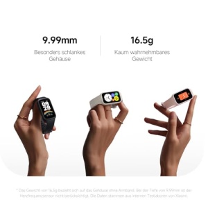 Xiaomi Smart Band 9 Active Black - TFT de 147 450 nits baterie de 18 zile 50 de moduri sportive senzor SPO2 rezistent la apa 5ATM - Img 3