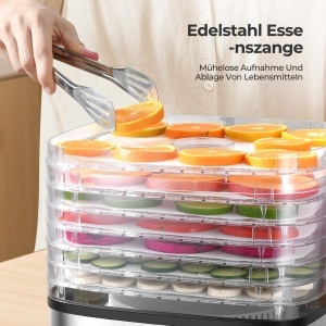 YASHE 8-Etagen Dorrautomat Timer 72H Temperatura Reglabila BPA-Free - Img 6