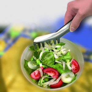 Zanga de Servire Fackelmann, Inox, 19 cm, pentru Spaghete si Salate - Img 4