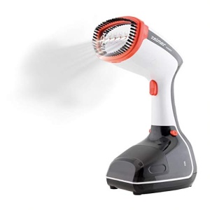 Zelmer ZGS1100 Handy - Abur de haine, 1100 W, putere constanta de abur 25 g/min, gata de utilizare in 35 de secunde, 1 setare de abur, elimina firimiturile, mirosurile, dezinfectat, capacitate 325 ml, rosu. - Img 2