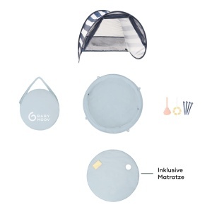 Zelt pentru copii Babymoov Aquani 3-in-1, UV 50, Planschbecken, 90x90x60 cm - Img 7