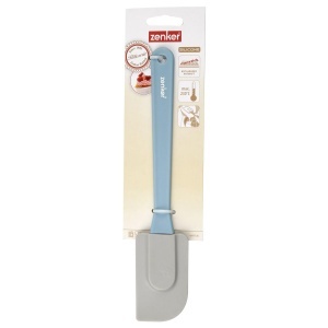 Zenker Teigschaber Patisserie 265 cm Silicon Eisblau-Gri - Img 5