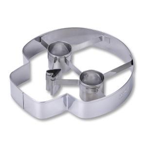Zenker XXL Forma de Decupat Totenkopf 14x13 cm Otel Inoxidabil