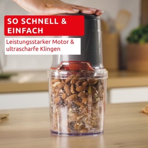 Zerkleinerer electric Moulinex Easy Press, 600 W, 500 ml, gri - Img 3