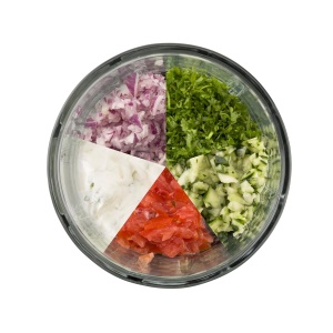 Zerkleinerer manual WMF Gourmet 900ml, cu cutite din otel inoxidabil, ideal pentru legume si fructe - Img 9