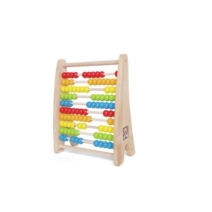Abac din lemn Hape Regenbogen 100 bile colorate joc educativ pentru copii 3