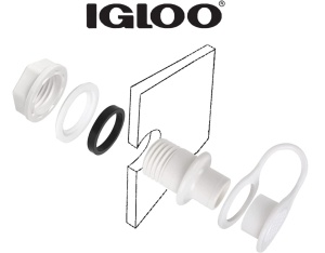 Ablassschraube pentru racitor Igloo, Alb, 1 bucata - Img 3