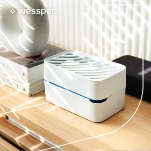 Absorbant de umiditate Wessper P4 HUMIFILL 500g, compact, fara curent, cu indicator de nivel - Img 5