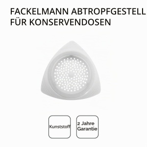Abtropfsieb Fackelmann pentru conserve, plastic alb, 13.5 x 3.5 cm - Img 4