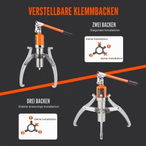 Abzieher Hidraulic VEVOR YL-15T, Capacitate 15 t, Max. Spreizare 304,8 mm - Img 6