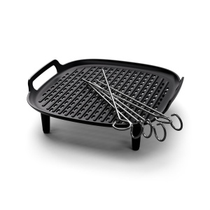 Accesorii pentru friteuza cu aer cald Philips HD995900, 7.2L, grill, spatiu dublu, usor de curatat