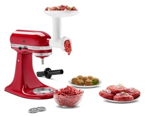 Accesorii pentru robot de bucatarie KitchenAid 5KSMFT, alb, din plastic, usor de curatat - Img 2